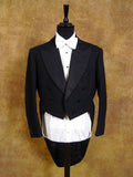 1950s Vintage Savile Row Bespoke Midnight Blue Evening Tailcoat 41