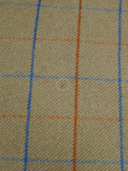 1948 Savile Row Bespoke Green /  Blue & Red Tattersall Check Country Waistcoat 42-43
