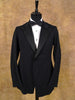 1910s 1920s Very Vintage Black Doeskin Finish Dinner Jacket 36R