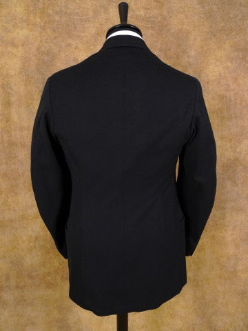 1910s 1920s Very Vintage Black Doeskin Finish Dinner Jacket 36R