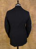 1910s 1920s Very Vintage Black Doeskin Finish Dinner Jacket 36R