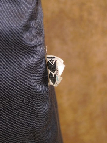 1940s CC41 Heavyweight Lovat Blue Laird Tweed Raglan Overcoat 44L