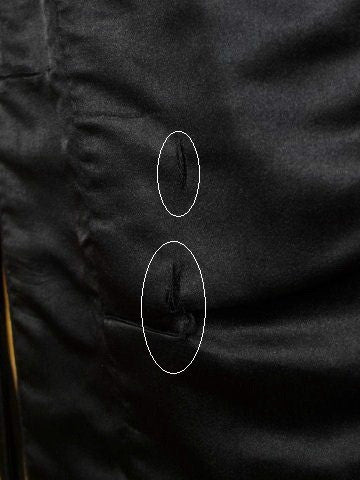 1930 Vintage Savile Row Bespoke Black Wool Evening Tailcoat 40S