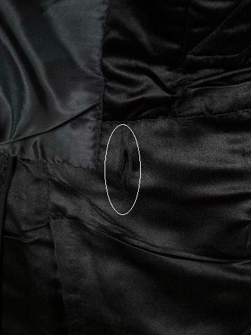 1930 Vintage Savile Row Bespoke Black Wool Evening Tailcoat 40S