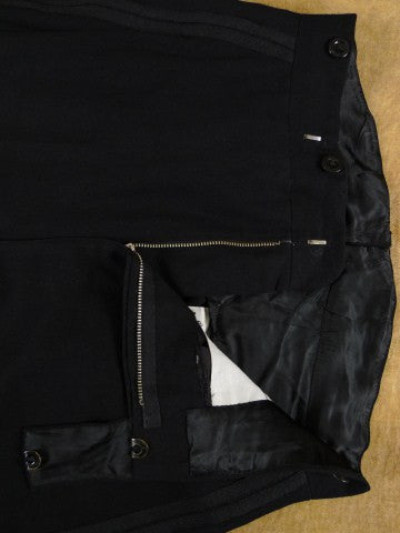 1951 Savile Row Bespoke Black Barathea Wool Evening Tailcoat Suit 36R