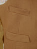 1950s 1960s Vintage Brown Doeskin Wool Country Waistcoat 41