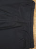 1960s Vintage Black Wool & Mohair Mix Dinner Trousers 40R