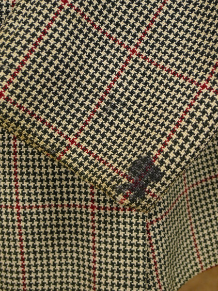 1940S 1950S Vintage Tailored 3-Piece Shephards Check Tweed Suit 37R