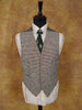 1940S 1950S Vintage Tailored 3-Piece Shephards Check Tweed Suit 37R