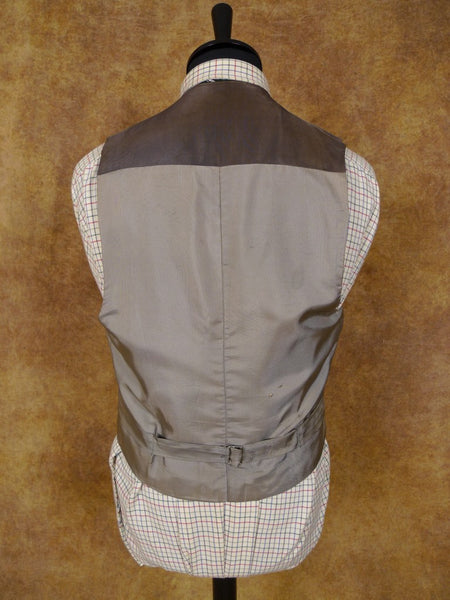 1940S 1950S Vintage Tailored 3-Piece Shephards Check Tweed Suit 37R