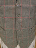 1940S 1950S Vintage Tailored 3-Piece Shephards Check Tweed Suit 37R