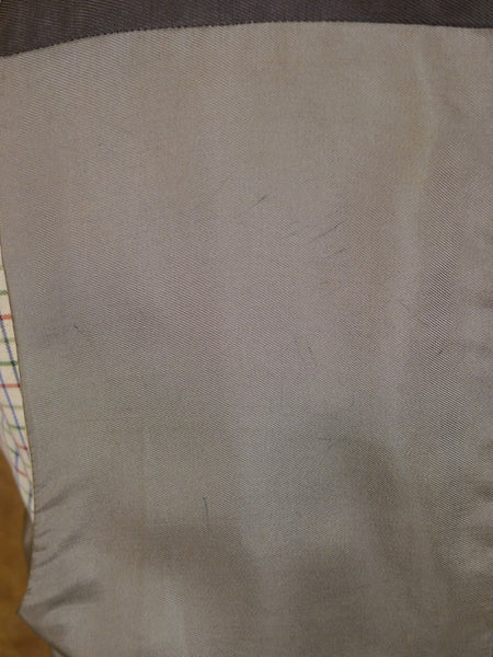 1940S 1950S Vintage Tailored 3-Piece Shephards Check Tweed Suit 37R