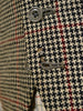 1940S 1950S Vintage Tailored 3-Piece Shephards Check Tweed Suit 37R