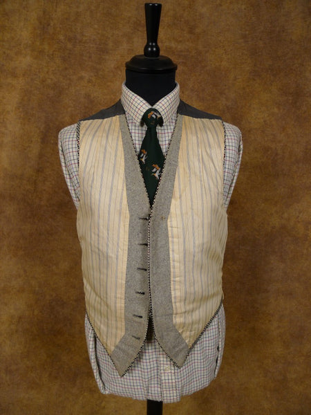 1940S 1950S Vintage Tailored 3-Piece Shephards Check Tweed Suit 37R