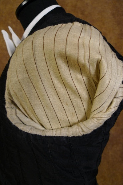 1910s 1920s Vintage Black Evening Tailcoat w/ Silk Linings 36S