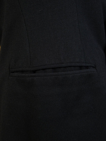 1940s 1950s Vintage Black Wool Dinner Jacket 38S