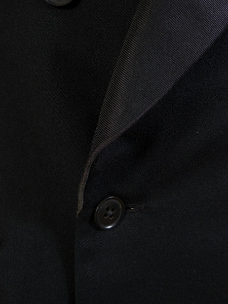 1940s 1950s Vintage Black Wool Dinner Jacket 38S