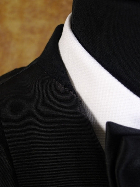 1940s 1950s Vintage Black Wool Dinner Jacket 38S