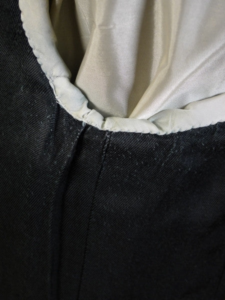 1940s 1950s Vintage Black Wool Dinner Jacket 38S