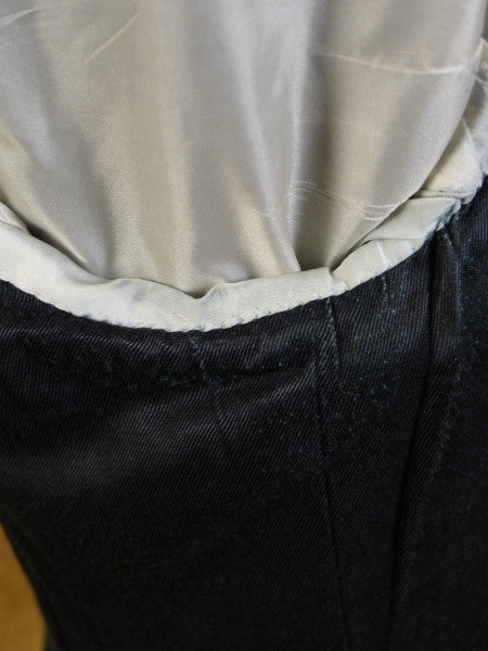 1940s 1950s Vintage Black Wool Dinner Jacket 38S