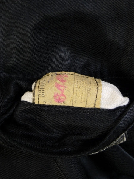 1940s 1950s Vintage Black Wool Dinner Jacket 38S