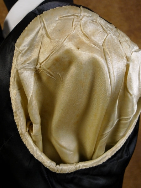 1954 London W1 Bespoke Black Barathea Wool D/B Dinner Jacket 40R