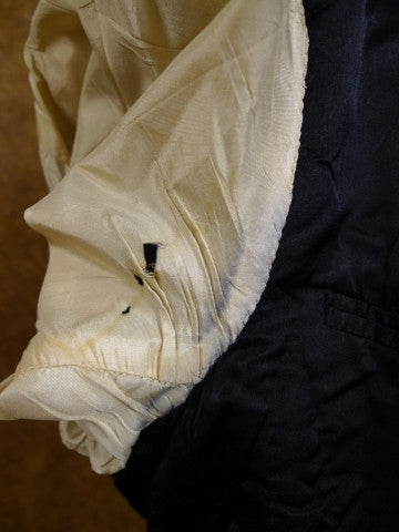 1950s Vintage Savile Row Bespoke Midnight Blue Evening Tailcoat 41