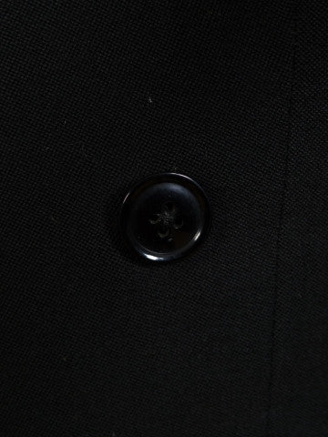 1950s 1960s Vintage Black Barathea Wool D/B Dinner Suit 38R