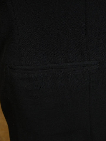1950s 1960s Vintage Black Barathea Wool D/B Dinner Suit 38R