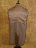 1940s 1950s Vintage Brown Heavyweight Elysian Wool D/B Overcoat w/ Belt 44R