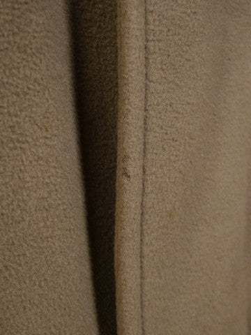 1950s 1960s Vintage Heavyweight Melton Wool Polo Coat 42L