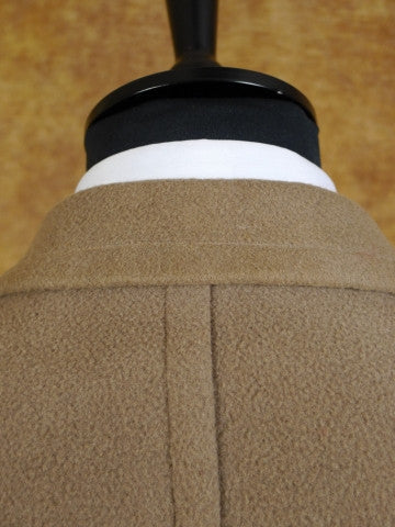 1950s 1960s Vintage Heavyweight Melton Wool Polo Coat 42L