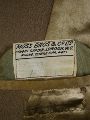 1950s 1960s Vintage Heavyweight Melton Wool Polo Coat 42L