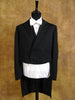 1910s 1920s Very Vintage Black Wool Evening Tailcoat 37L