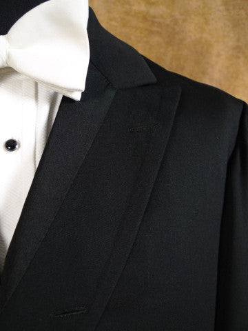 1910s 1920s Very Vintage Black Wool Evening Tailcoat 37L