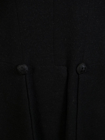 1929 Vintage Bespoke Charcoal Grey Wool Morning Coat 44