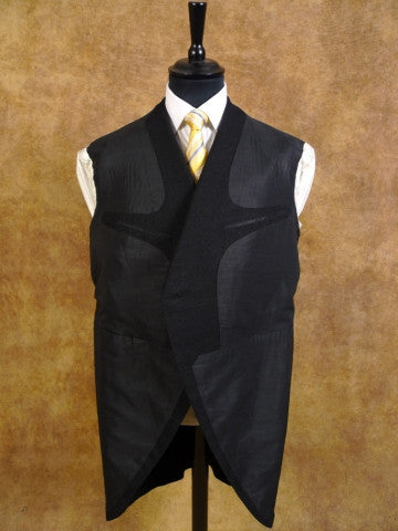 1929 Vintage Bespoke Charcoal Grey Wool Morning Coat 44