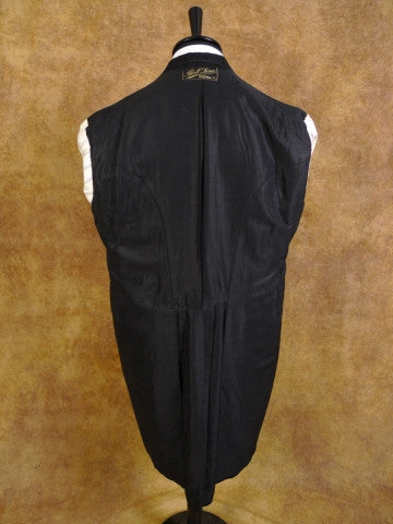 1929 Vintage Bespoke Charcoal Grey Wool Morning Coat 44