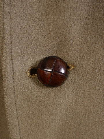 1950s 1960s Heavyweight Crombie British Warm Overcoat 44R