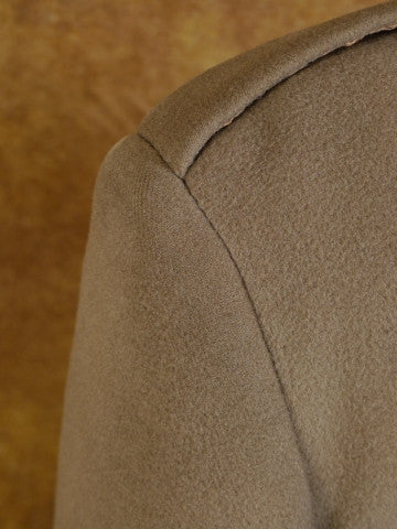 1950s 1960s Heavyweight Crombie British Warm Overcoat 44R