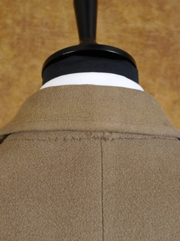 1950s 1960s Heavyweight Crombie British Warm Overcoat 44R