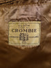 1950s 1960s Heavyweight Crombie British Warm Overcoat 44R