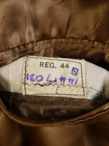 1950s 1960s Heavyweight Crombie British Warm Overcoat 44R