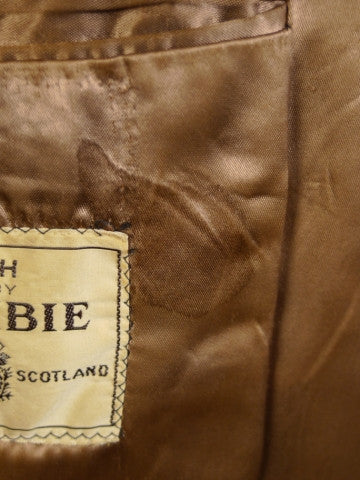 1950s 1960s Heavyweight Crombie British Warm Overcoat 44R