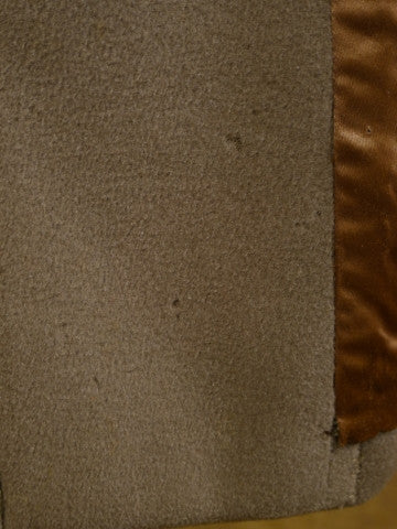 1950s 1960s Heavyweight Crombie British Warm Overcoat 44R