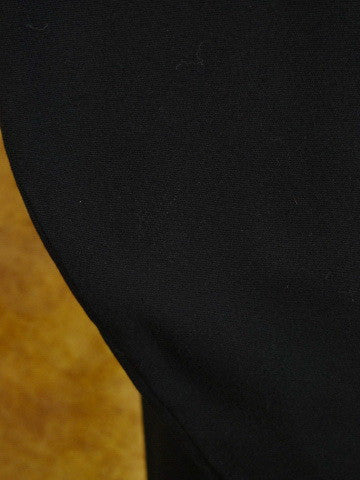 1950s Forsyth Edinburgh Black Barathea Wool Evening Tailcoat 36L