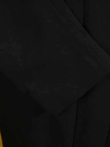 1950s Forsyth Edinburgh Black Barathea Wool Evening Tailcoat 36L