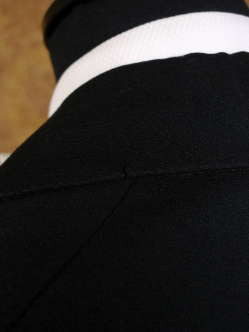 1910s 1920s Very Vintage Black Wool Evening Tailcoat 35L 49.16