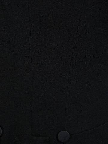 1910s 1920s Very Vintage Black Wool Evening Tailcoat 35L 49.16