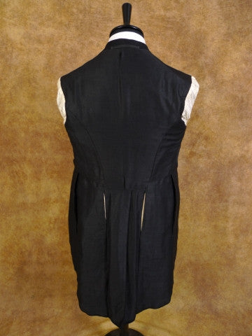 1930s 1940 Charcoal Grey Wool Morning Coat 36R